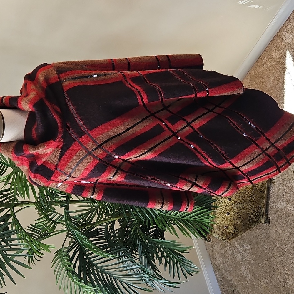 Chico's sweater knit poncho